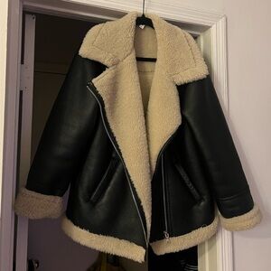 COOL GIRL MOTO JACKET- fuzzy inside!